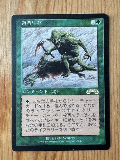 MTG 適者生存 日本語 2枚