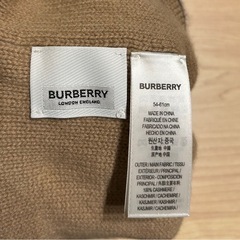 Burberryニット帽の画像