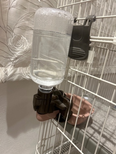 猫ゲージ3段　ハンモック、給水機付き