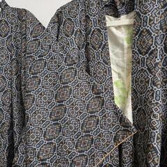 大島紬アンサンブル 美品の画像