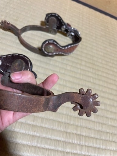スパー 乗馬用具 ウエスタン乗馬用 レディース 拍車 レア ビンテージ