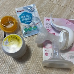 美品　哺乳瓶セット　ピジョン　搾乳機の画像