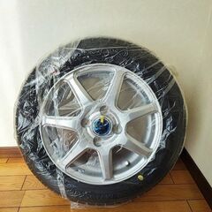 最終値下げしました。【新品】155/65/R14 75Q スタッドレス タイヤ DUNLOP WINTERMAXX 03 【新品PRDホイール付き】の画像