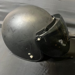 ジェットヘルメット　艶消しブラックの画像