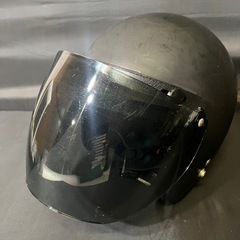 ジェットヘルメット　艶消しブラック