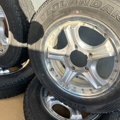 ジムニー　スタッドレス　ヨコハマ　ジオランダー　175/80R16 　マッド　スノー　の画像