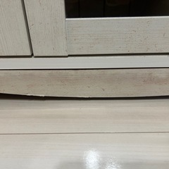 ニトリ　テレビ台　ホワイトウォッシュの画像