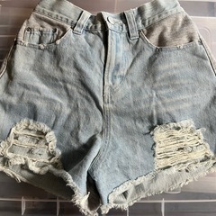 BACKS デニム　ショートパンツ　F