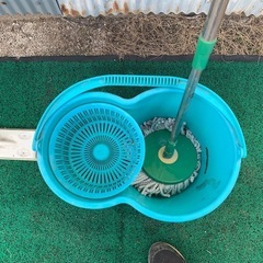 スピンモップバケツ床掃除　フローリングワイパー　セットの画像