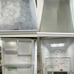 【左開き/正常動作品】HITACHI 5ドア冷蔵庫 R-S4000HL ホワイト 401L クリスタルドア 真空チルド 新鮮スリープ野菜室 自動製氷 中古 簡易清掃済の画像