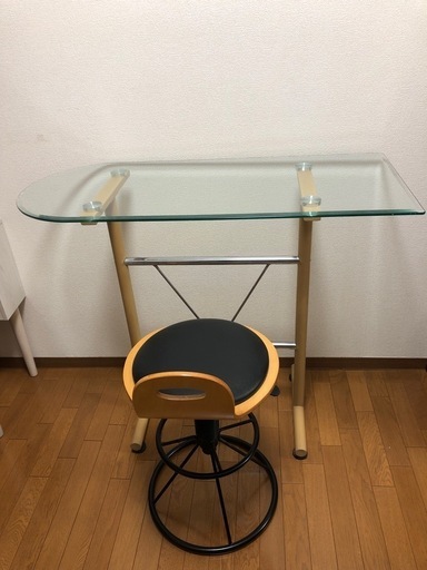 ⭐︎ガラステーブルと椅子のセット