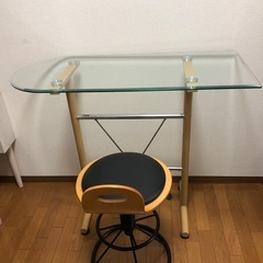 ⭐︎ガラステーブルと椅子のセット