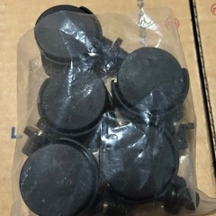 樹脂製キャスター　5個セット　スチールラック用　①