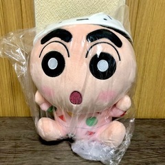 【新品•未開封品】クレヨンしんちゃん　ぬいぐるみ3点セットの画像