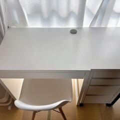 イケア 机 引き出し ワゴン イス6点セット