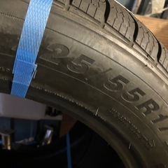 新品未使用スタッドレスタイヤ　２本セット　 225/55R17インチホイール用　アルファード　クラウンスカイライン　エスティマ　オデッセイ　普通車　千葉県の画像