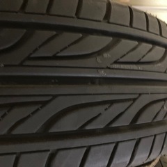 ディッシュホイールタイヤ　4本　ディッシュタイプ　１５インチアルミホイール　タイヤ　メーカー不明workユーロラインディッシュ？の画像