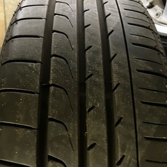 ディッシュホイールタイヤ　4本　ディッシュタイプ　１５インチアルミホイール　タイヤ　メーカー不明workユーロラインディッシュ？の画像
