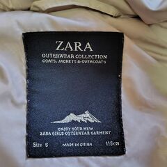 (2/6迄)ZARA ダウンコート 115cmの画像