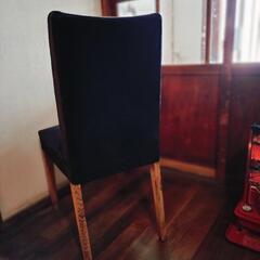 《値下げしました》昭和レトロ　ベロアの椅子の画像