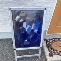 立て看板 アルミ製の画像