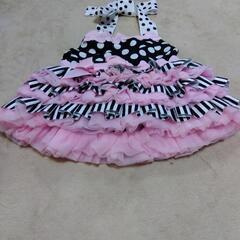 【値下げ】マッドパイ（mudpie）　2〜3歳向けエプロン型ドレスの画像