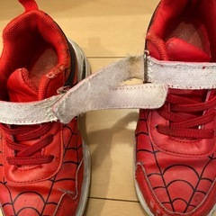 スパイダーマン スニーカー 18.5〜19の画像