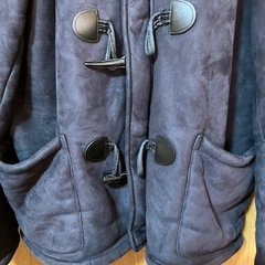 Navy アウター　ダッフルコート　サイズLの画像