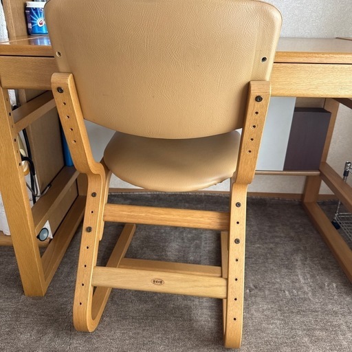 156 カリモク コロニアル ライティングビューロー / 書斎机 収納