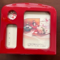新品未使用　ひな祭り　写真　フォトフレーム　オルゴール
