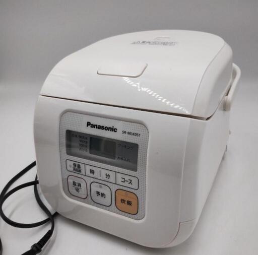 炊飯器 SR-MLK051 Panasonic 3合　パナソニック　電子ジャー炊飯器　2013年製