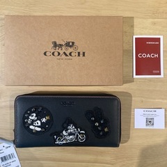 コーチ　ミッキーマウスコラボ長財布
