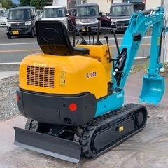  クボタ ミニユンボ　K-008★ 747時間 ★　操作パターン切り替え可能　ゴムキャタ　0.8トンクラス　　全国陸送可能　下取りOK の画像