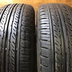 トヨタ 純正 スチール ホイール 14インチ 5.5J PCD100 4穴 ET約33 ハブ径約55 グッドイヤー GT ECO 175/70R14 2016年 4本の画像