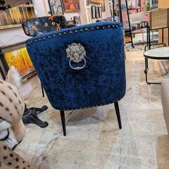 ■ ミキインテリア■引取限定 ■ アウトレット ■ 展示品■チェスターフィールド調デザイン■チェアー■1脚の画像