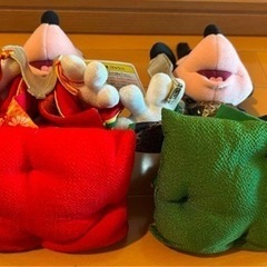 レア　ミッキーマウス　ミニーマウス　雛人形の画像