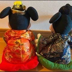 レア　ミッキーマウス　ミニーマウス　雛人形の画像