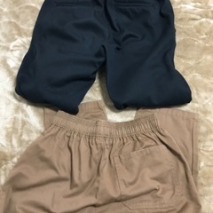 黒 Lサイズ チノパン 裏起毛 スーツ地 厚手★GU ブラウン Mサイズ シェフパンツ ワークパンツ テーパードシルエット ウエストゴム 防縮加工 − 埼玉県