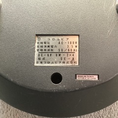 日本コロンビア　SE-8 てんとう虫　レコードプレーヤー　レトロの画像