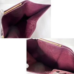 Cartie カルティエ マストライン レザー 三つ折り ボルドー系 がま口 財布 折り財布 ウォレット 札入れ 小銭入れ ☆ 札幌市 白石店  の画像