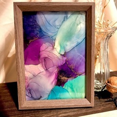 今人気のアート【体験】🎨アルコールインクアート教室✨の画像