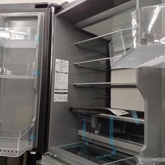 【★値下げ致しました★】5ドア冷蔵庫　501L　AQUA　AQR-TXA50P　BK　高さ(H)185×幅 (W)70× 奥行(D)66.7(cm)【joh4171】の画像