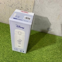 C8206】 !!未使用品!! お買得! THERMOS サーモス 真空断熱 ケータイマグ ステンレス製 携帯用まほうびん 0.4L マグ 水筒 食洗器対応 おしゃれ かわいい ミッキー アイボリー ホワイト JNL-405DS の画像