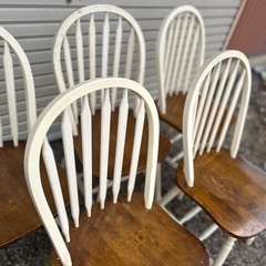 25日まで！カウントリー風　5脚　セットの画像