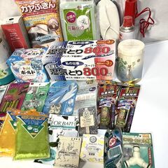 【終】【G795】日用品/雑貨/色々まとめ/トイレットペーパー/圧縮袋/湿気取り/洗濯洗剤/懐中電灯/電動歯ブラシ/スポンジ他の画像
