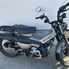ハンターカブ　ローダウン　フォグランプ　CT125 マッドシルバー　ワンオーナー　カスタム車の画像