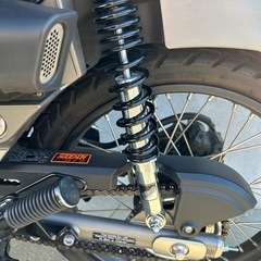 ハンターカブ　ローダウン　フォグランプ　CT125 マッドシルバー　ワンオーナー　カスタム車の画像