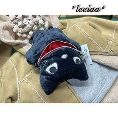 ★★里親募集中★超デカ黒猫ヤローのポーチ★★の画像