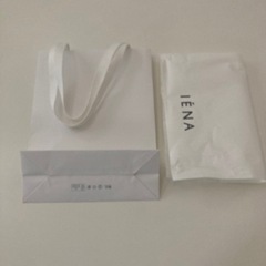 IENA ショップ袋　ホワイトの画像