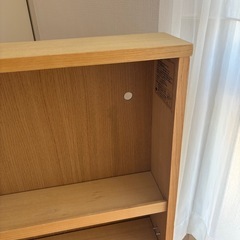 無印良品・廃盤 隙間棚 奥行14cmシェルフの画像
